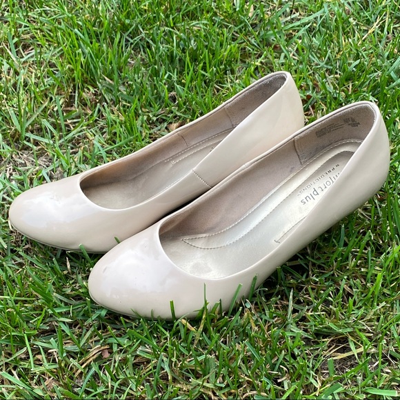 🟢5/$25 Predictions Shoes, Leather, Tan, 3” heel - Picture 8 of 8